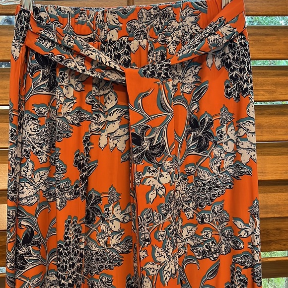CABI Calypso Tie Front Maxi Skirt Size M - Picture 2 of 2